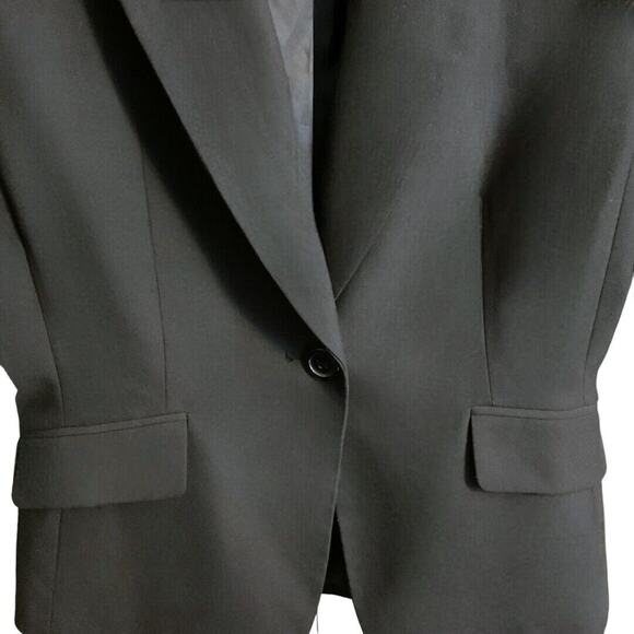 Tahari ASL Exclusively for Bloomingdale’s Black Notched Collar Size 2 Blazer - Picture 3 of 9